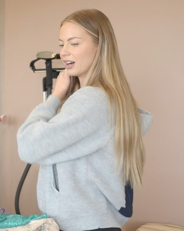 Mayci Neeley Grey Hoodie - Image 3