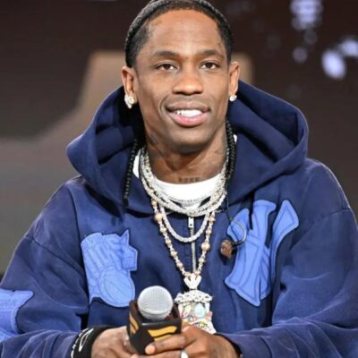 Travis Scott Fanatics Fest NYC 2025 Blue Hoodie