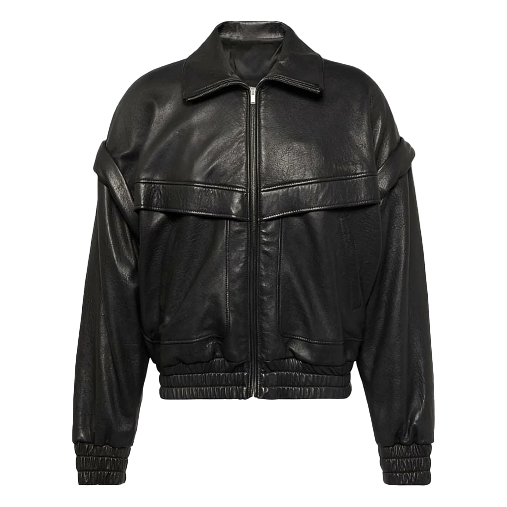 Nicholas Hoult Superman Leather Jacket - Image 2