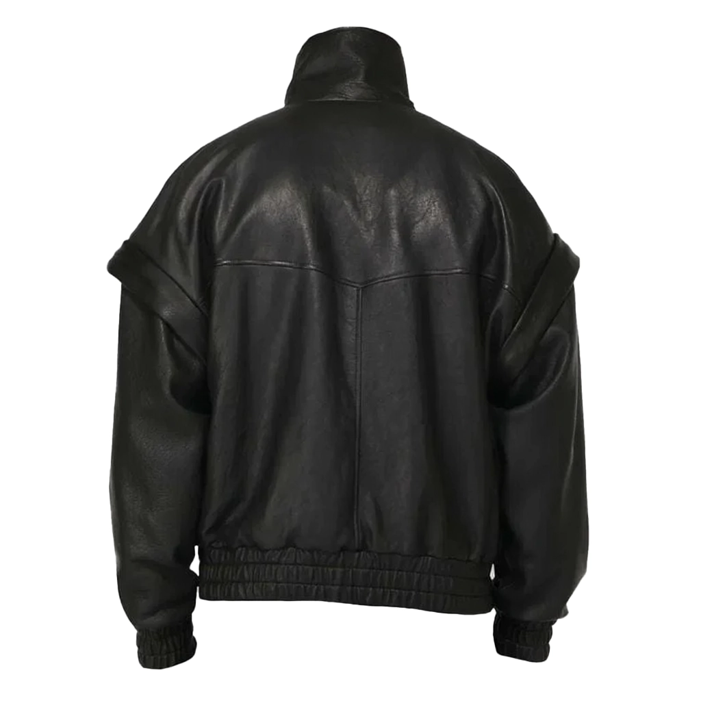 Nicholas Hoult Superman Leather Jacket - Image 3