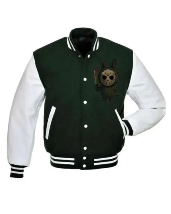 Halloween Labubu x Jason Varsity Jacket