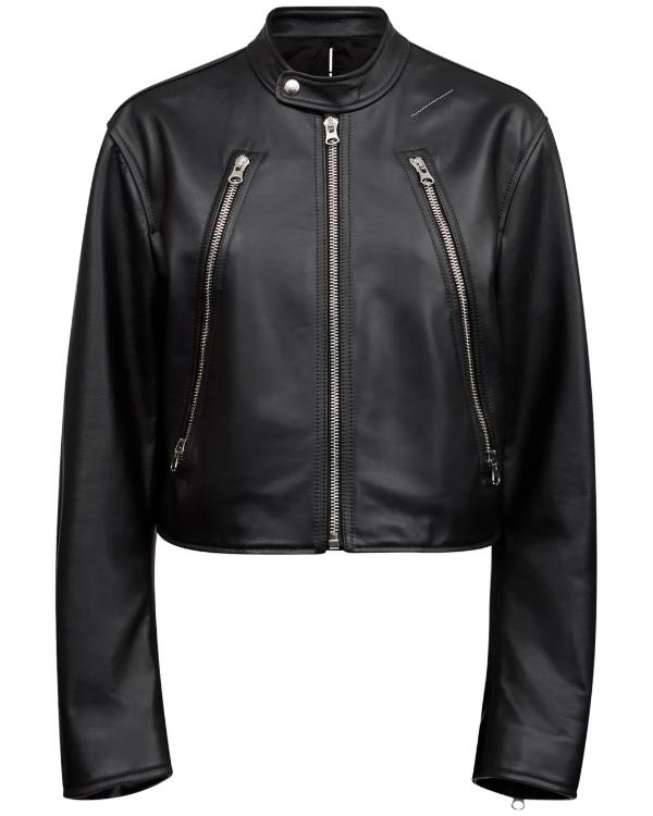 The Voice S28 Michael Buble Black Leather Jacket - Image 2