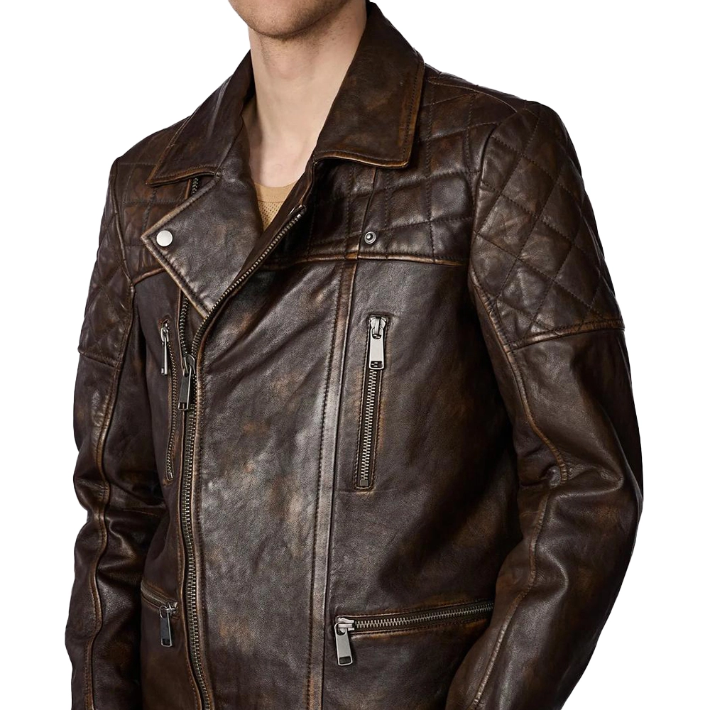 Jack Quaid Leather Jacket - Image 2