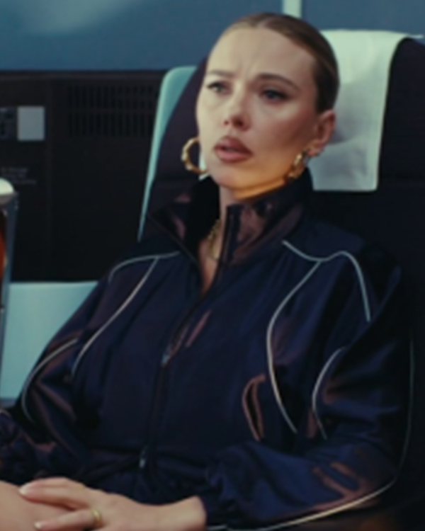 SNL S50 Scarlett Johansson Blue Track Jacket