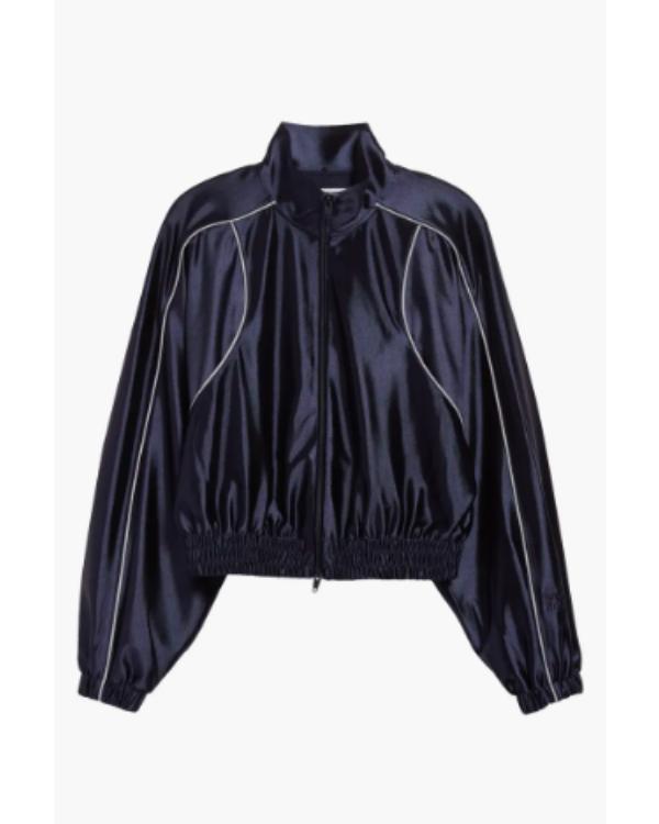 SNL S50 Scarlett Johansson Blue Track Jacket - Image 2