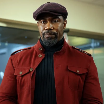 Trouble Man Michael Jai White Red Jacket