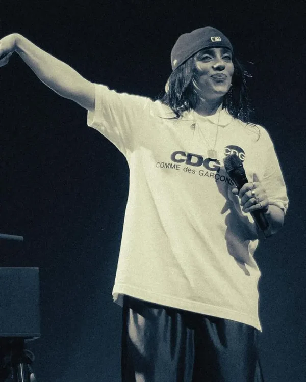 Billie Eilish CDG Polo T-Shirt - Image 3