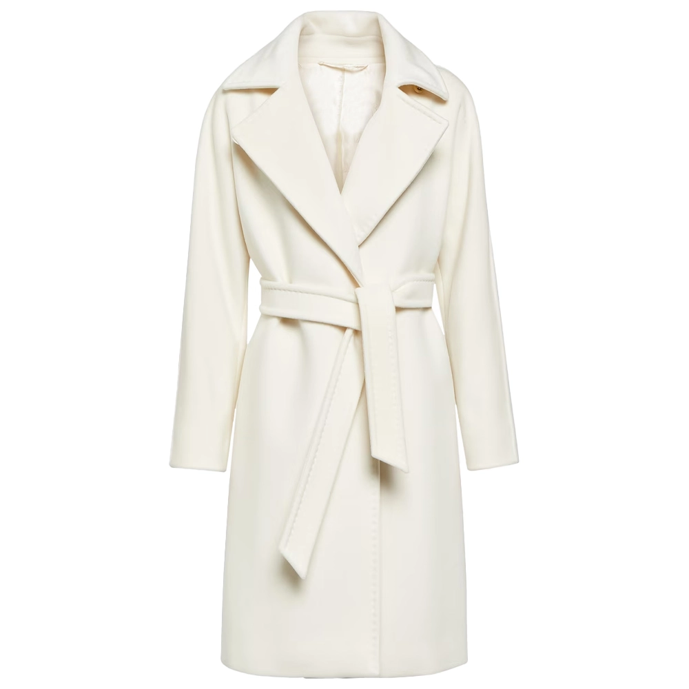 Only Murders In The Building Selena Gomez White Trench Coat - Image 2