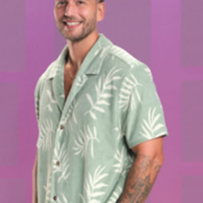 Perfect Match S03 Cody Wright Palm Print Shirt