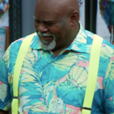 Assisted Living S06 Mr Brown Leaf Print Shirt