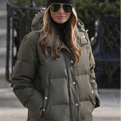 Melania Green Puffer Jacket