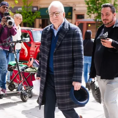 Only Murders In The Building Charles Plaid Coat