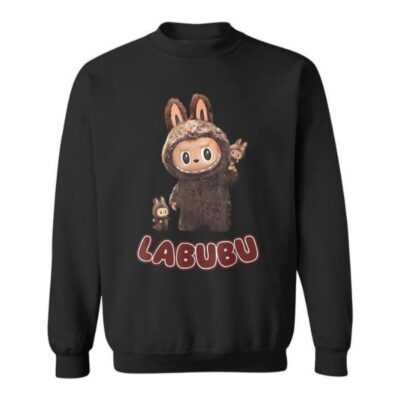 Labubu The Monster Black Sweatshirt