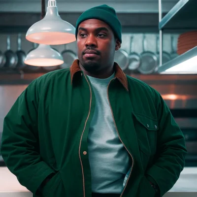 Lionel Boyce The Bear S04 Green Jacket