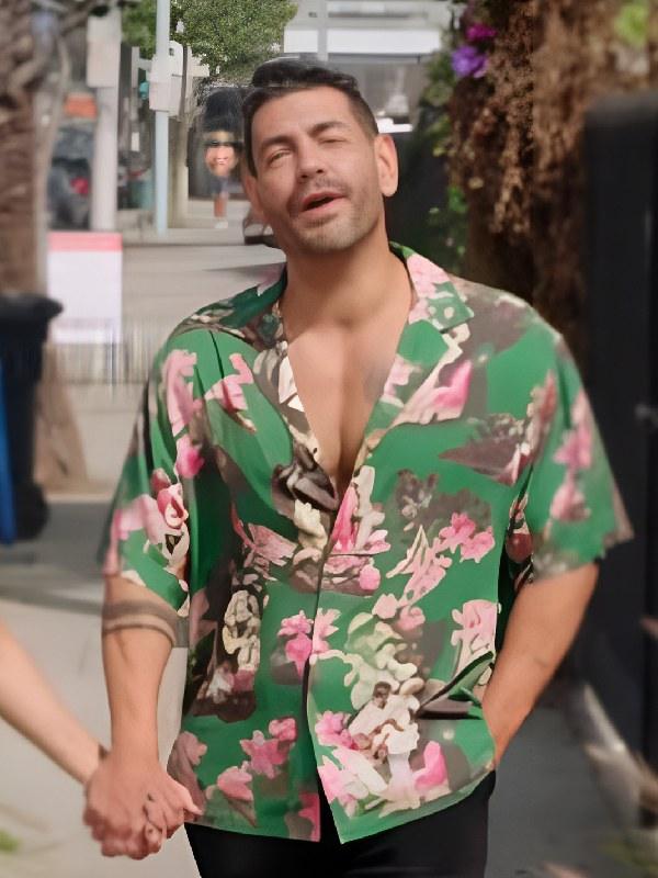 Sarper Green Floral Shirt