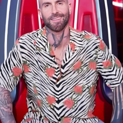 The Voice S27 Adam Levine Rose Print Shirt