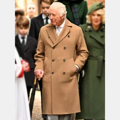 King Charles Brown Long Coat