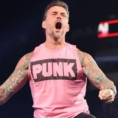 CM Punk Pink Tank Top