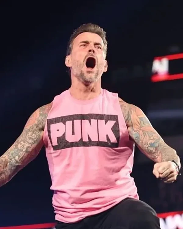 CM Punk Pink Tank Top