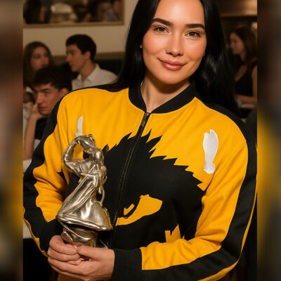 Dua Lipa Buenos Aires 2025 Dragon Leather Jacket