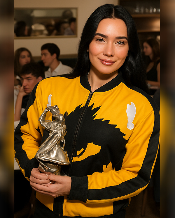 Dua Lipa Buenos Aires 2025 Dragon Leather Jacket