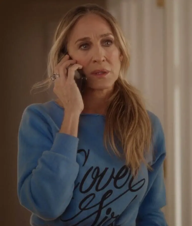 And Just Like That Carrie Bradshaw Cover Girl Sweatshirt