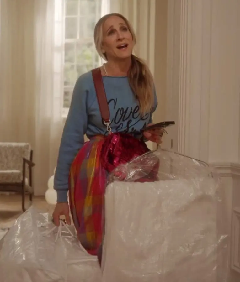 And Just Like That Carrie Bradshaw Cover Girl Sweatshirt - Image 2