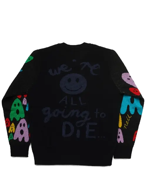 Noel Fielding Ghost Halloween Jumper - Image 3