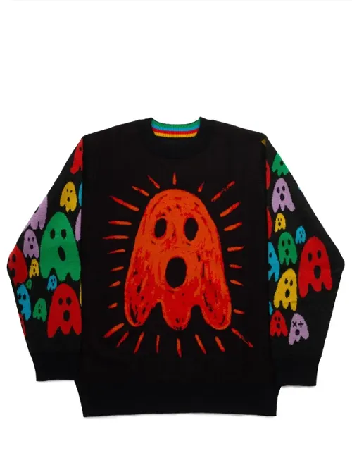 Noel Fielding Ghost Halloween Jumper - Image 2