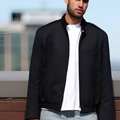 Carlos Alcaraz US Open 2025 Champion Black Zip Up Jacket