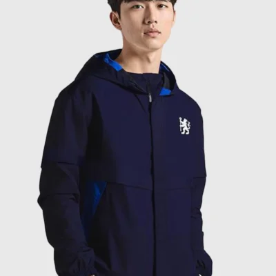 Chelsea Windbreaker Blue Jacket