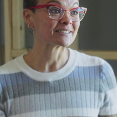 Down Home Fab Ribbed Striped Sweater