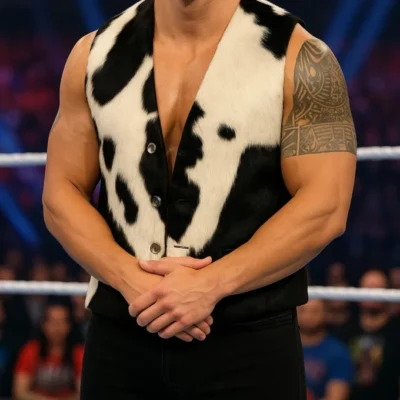 Dwayne Johnson Cow Vest