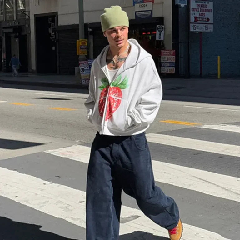 Elwood Strawberry Print Hoodie - Image 2