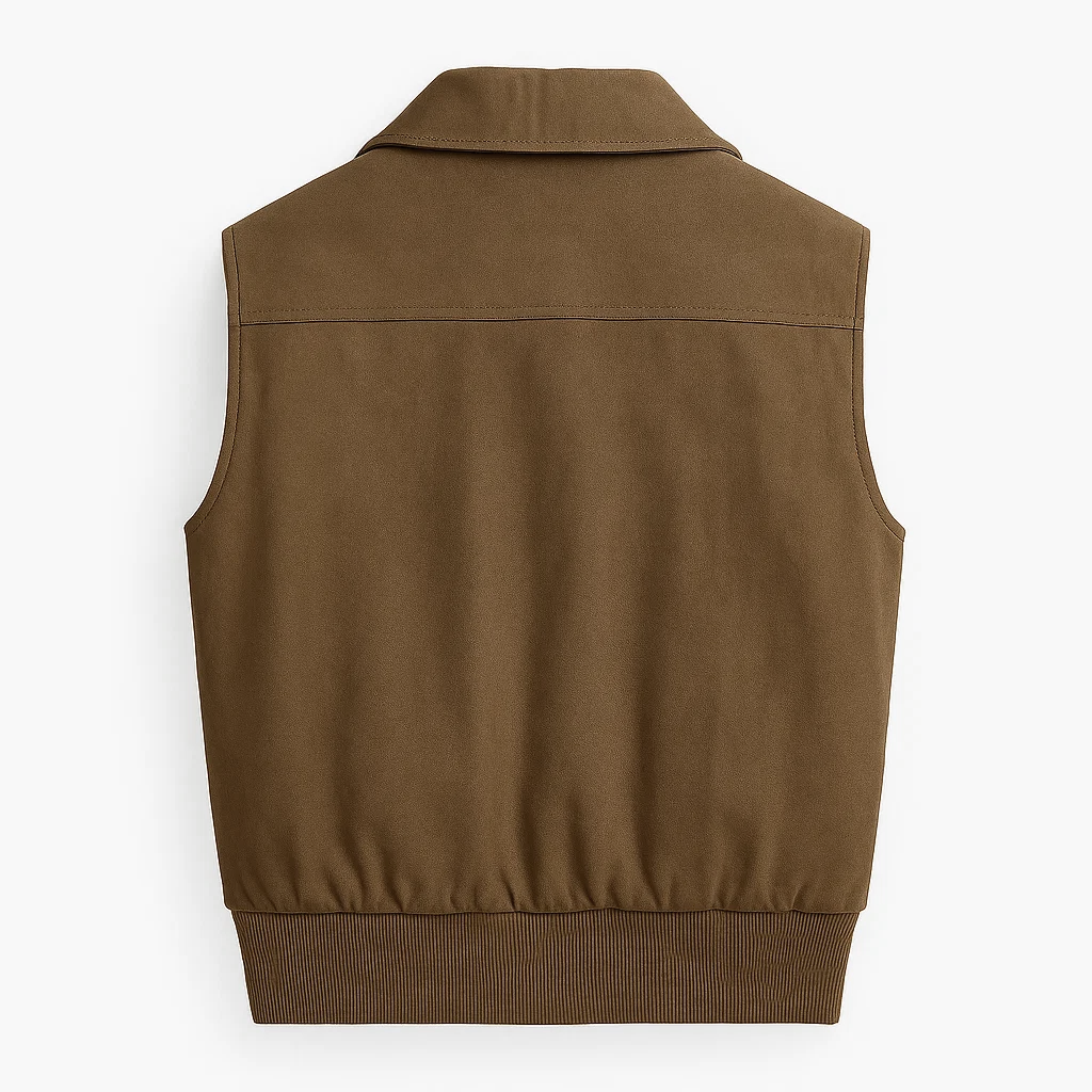 Stranger Things S05 Jake Connelly Grey Vest - Image 3