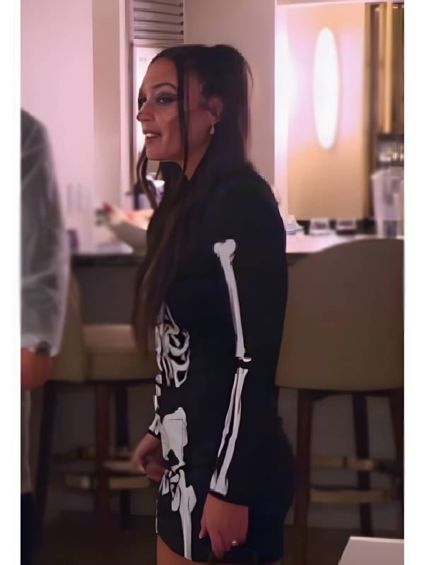 Jersey Shore Family Vacation Sammi Giancola Skeleton Dress