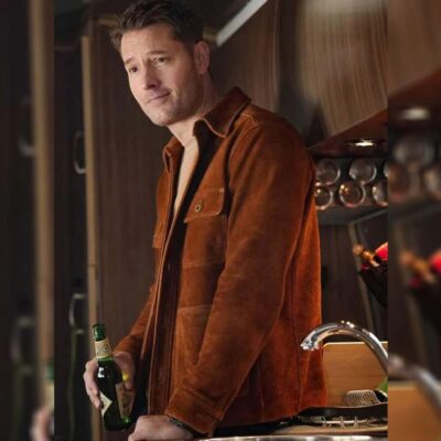 Justin Hartley Suede Leather Jacket