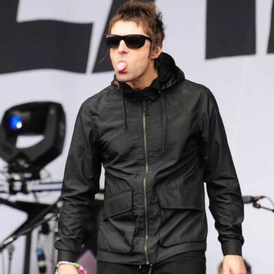 Liam Gallagher Black Concert Jacket