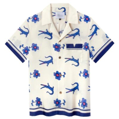 The White Lotus Lochlan Ratliff Crocodiles Shirt