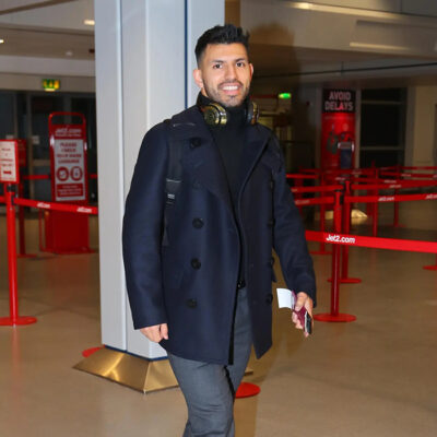 Manchester City Players Travel Wool Coat