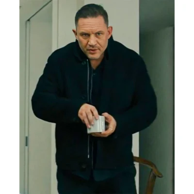 MobLand Tom Hardy Black Wool Jacket