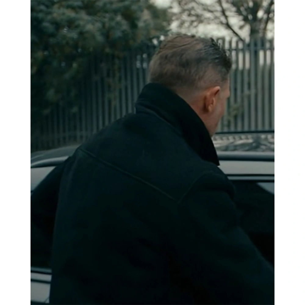 MobLand Tom Hardy Black Wool Jacket - Image 4