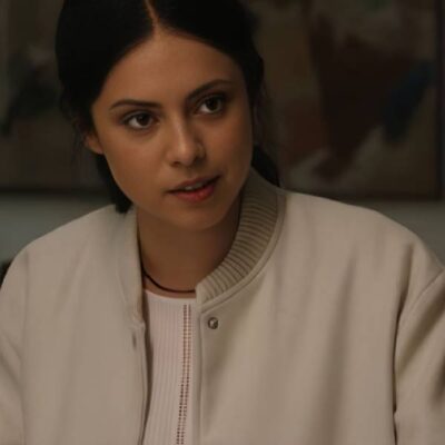 Play Dirty 2025 Rosa Salazar Letterman Jacket