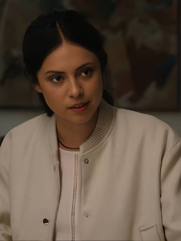 Play Dirty 2025 Rosa Salazar Letterman Jacket