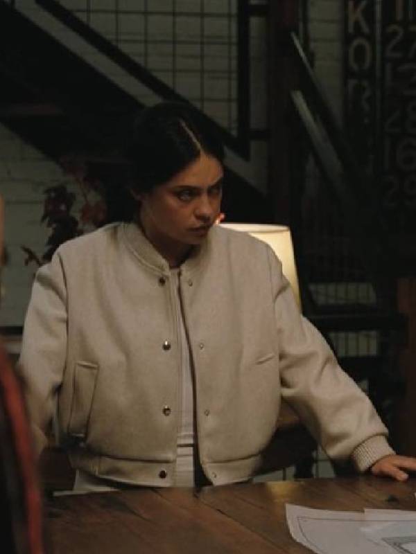 Play Dirty 2025 Rosa Salazar Letterman Jacket - Image 4