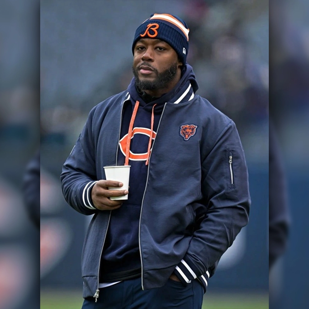 Thomas Chicago Bears Bomber Jacket