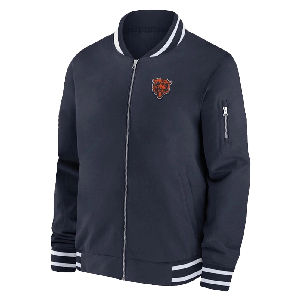 Thomas Chicago Bears Bomber Jacket - Image 2