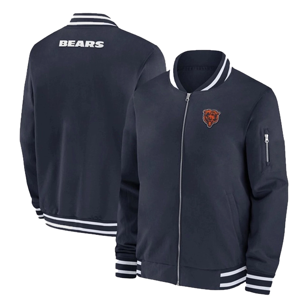 Thomas Chicago Bears Bomber Jacket - Image 4