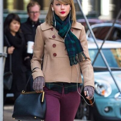 Taylor Swift New York Street Beige Peacoat