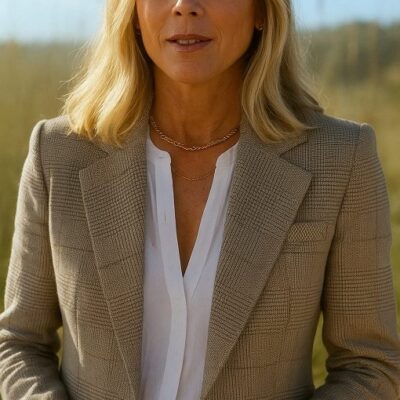 The Waterfront Maria Bello Blazer